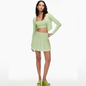 Sunday Best Olive Mini Skirt